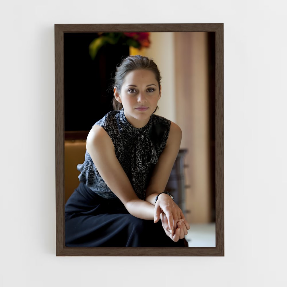 ap-marion cotillard-8 cadre Bois foncé
