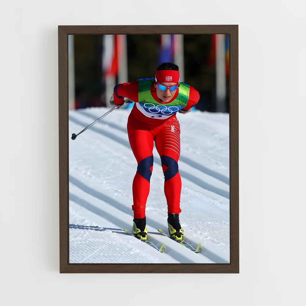 ap-marit bjorgen-1 cadre Bois foncé