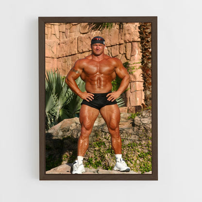 ap-mariusz pudzianowski-1 cadre Bois foncé