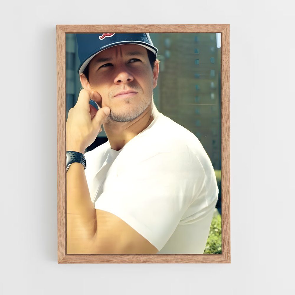 ap-mark wahlberg-11 cadre Bois clair