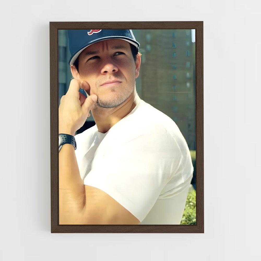 ap-mark wahlberg-11 cadre Bois foncé