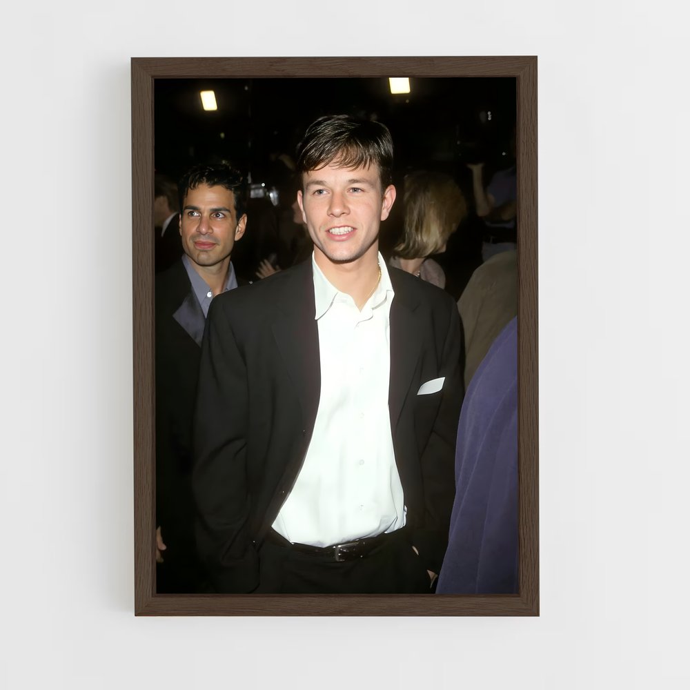 ap-mark wahlberg-3 cadre Bois foncé