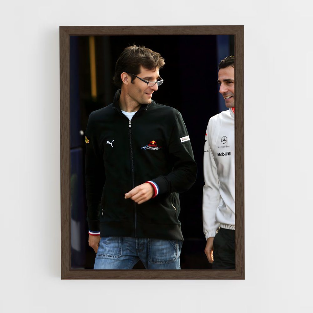 ap-mark webber-8 cadre Bois foncé