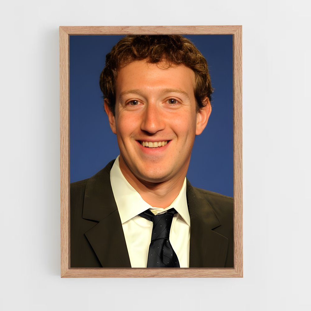 ap-mark zuckerberg-2 cadre Bois clair
