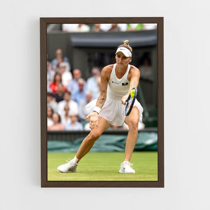 ap-marketa vondrousova-6 cadre Bois foncé