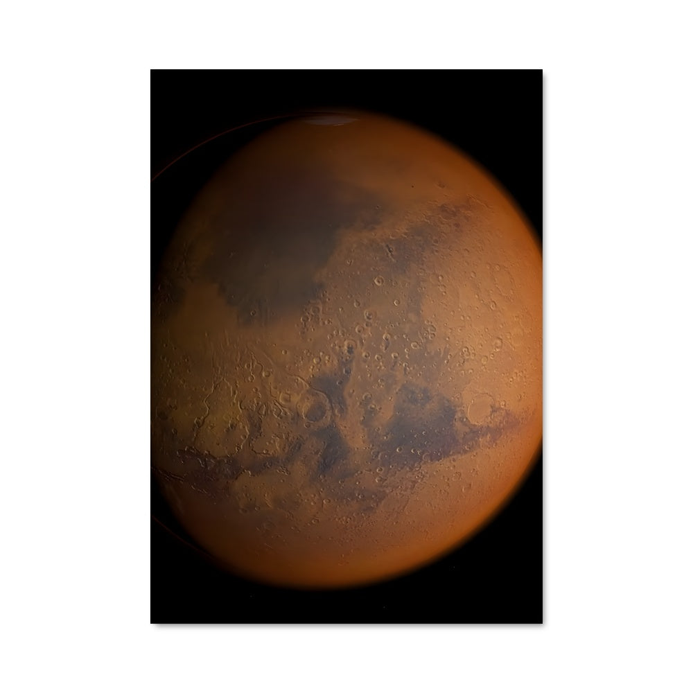 Poster Mars Écarlate