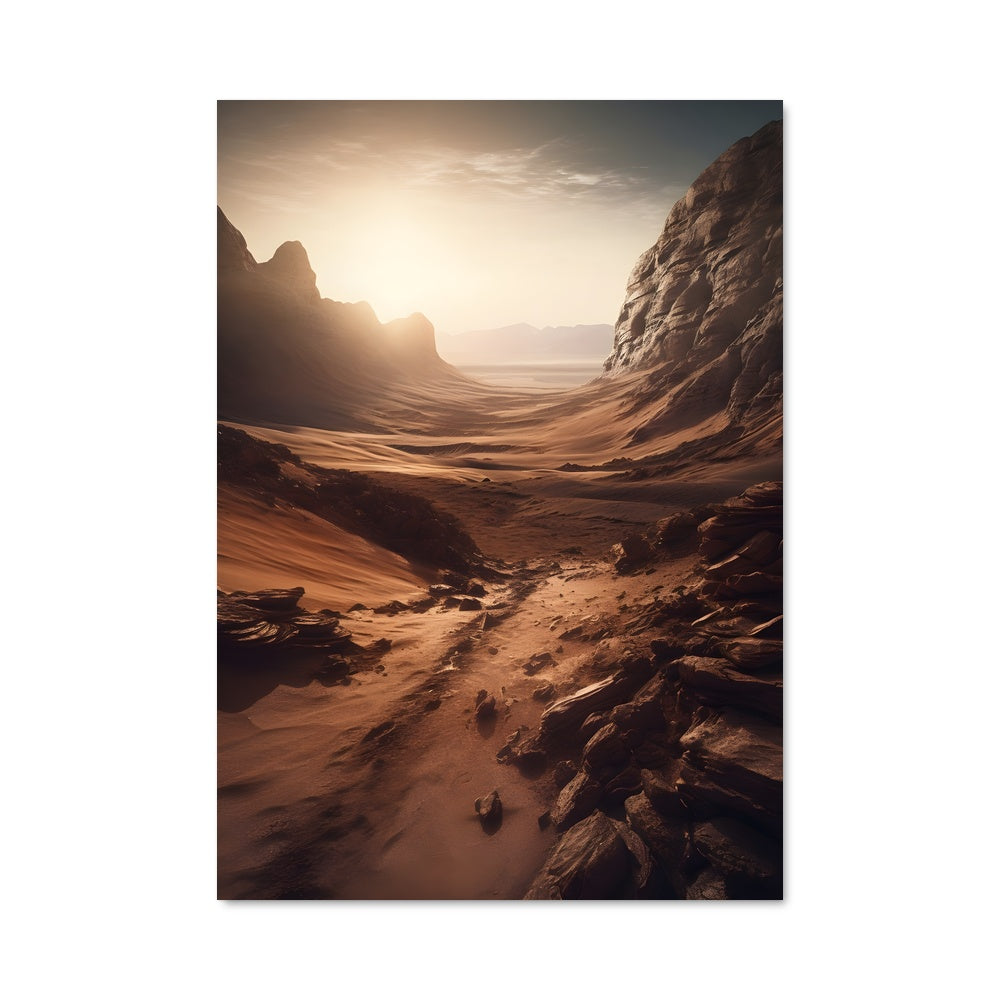 Poster Désert Martien
