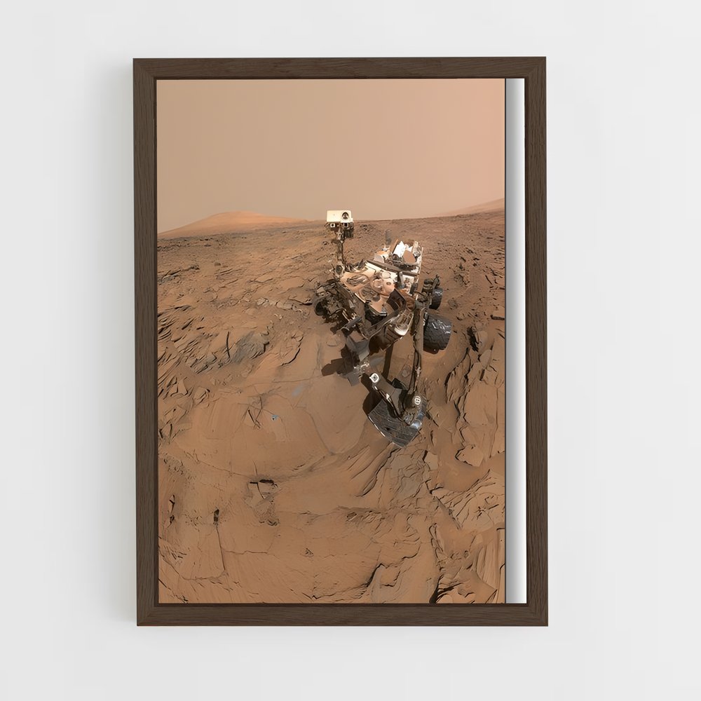 ap-mars rover curiosity-1 cadre Bois foncé