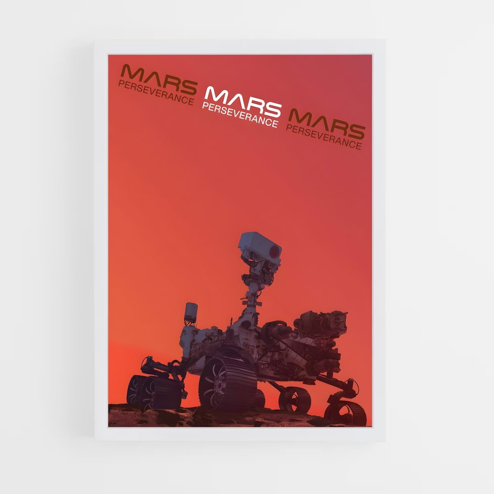 ap-mars rover perseverance-1 cadre Blanc
