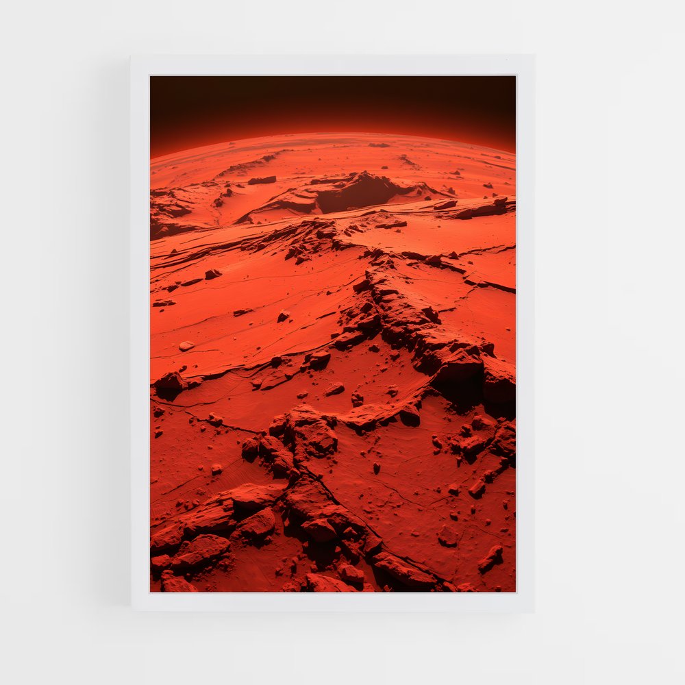 ap-mars surface-4 cadre Blanc