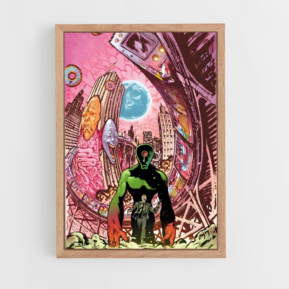 ap-martian manhunter-5 cadre Bois clair