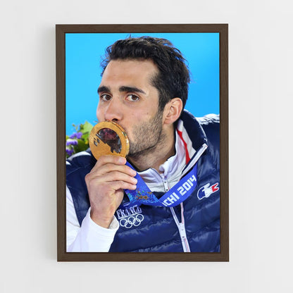ap-martin fourcade-4 cadre Bois foncé