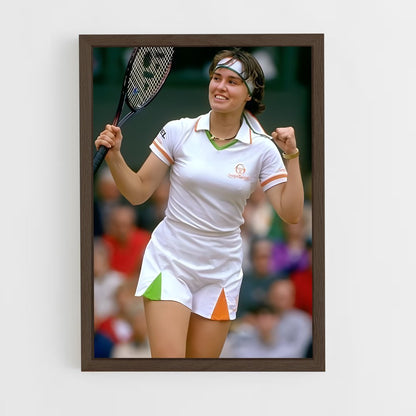 ap-martina hingis-1 cadre Bois foncé