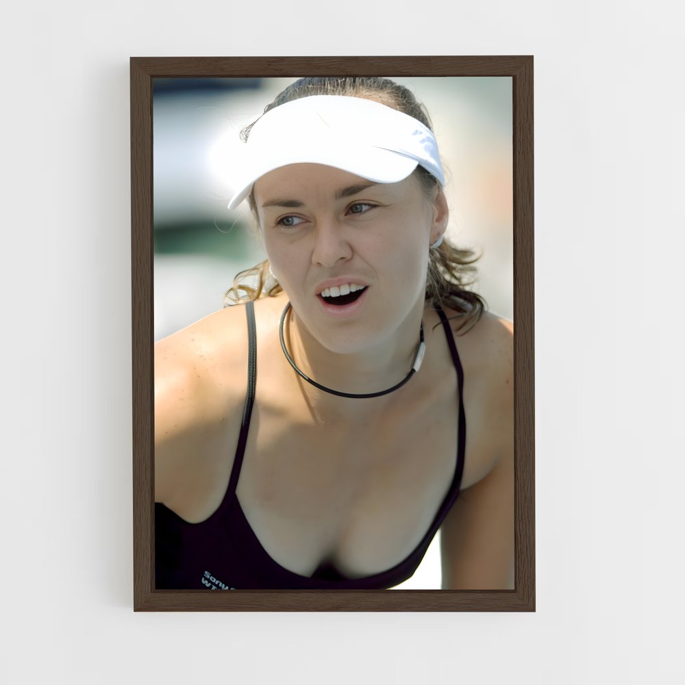 ap-martina hingis-2 cadre Bois foncé