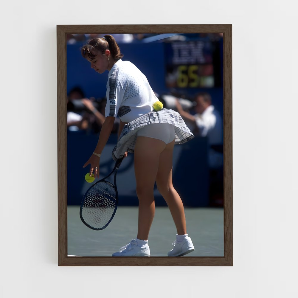 ap-martina hingis-3 cadre Bois foncé