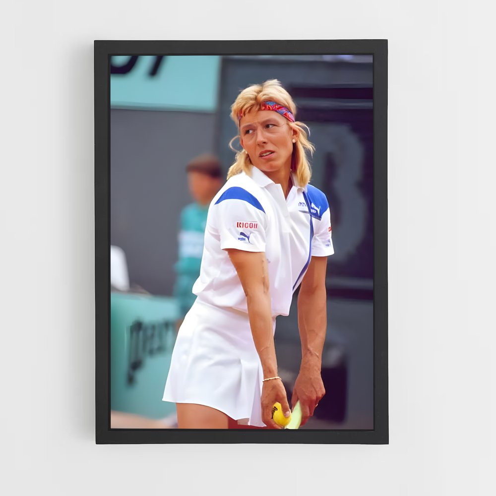 ap-martina navratilova-2 cadre Noir