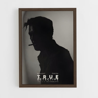 ap-marty cohle-3 cadre Bois foncé