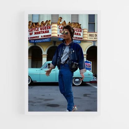 ap-marty mcfly-2 cadre Blanc