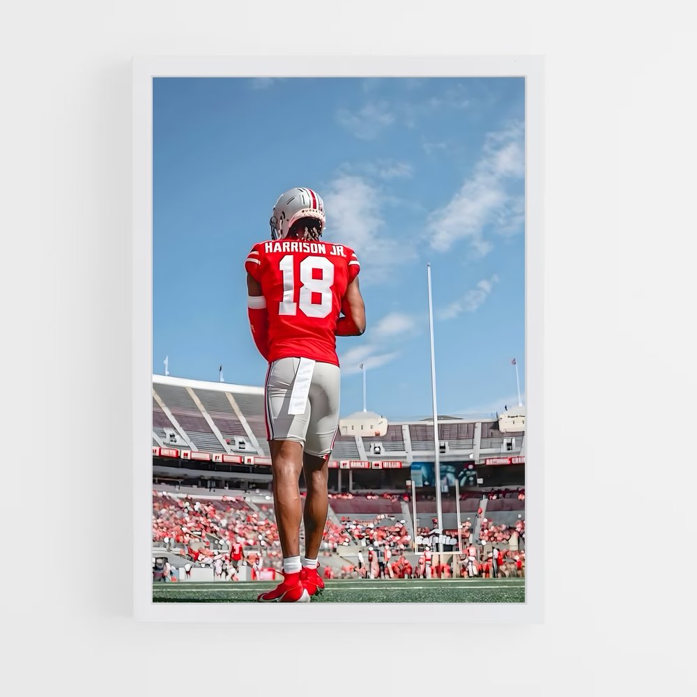 ap-marvin harrison jr-5 cadre Blanc