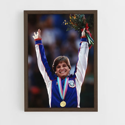 ap-mary lou retton-6 cadre Bois foncé