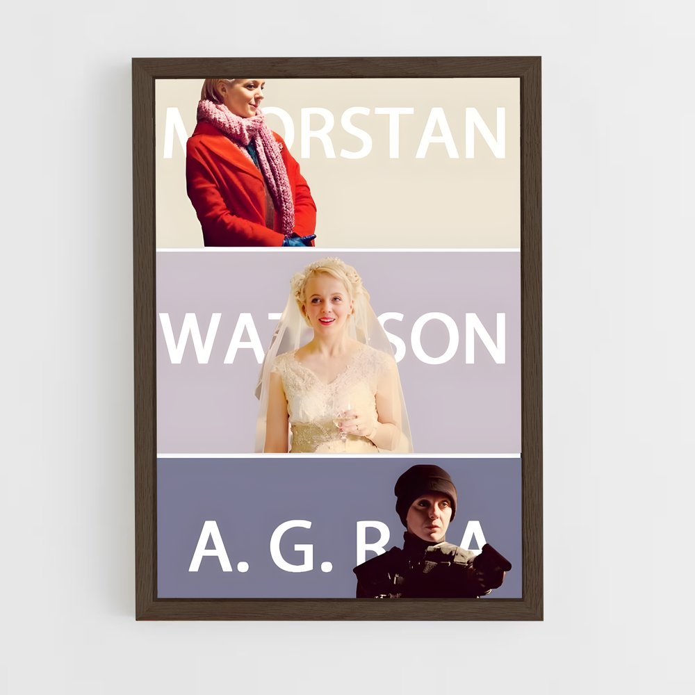 ap-mary watson-4 cadre Bois foncé