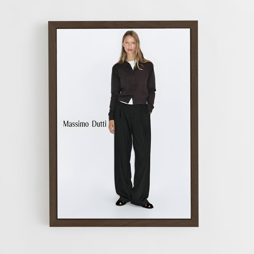 ap-massimo dutti-1 cadre Bois foncé