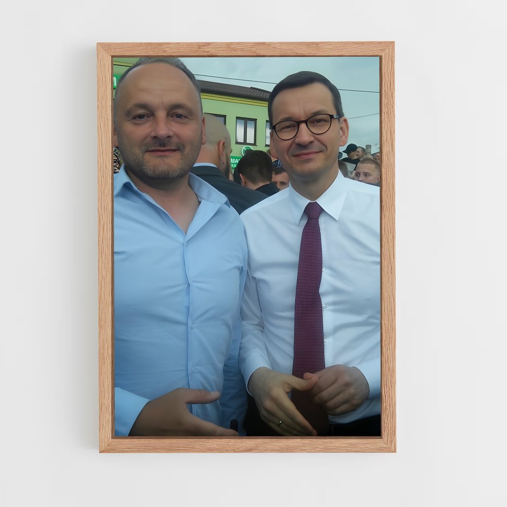ap-mateusz morawiecki-1 cadre Bois clair