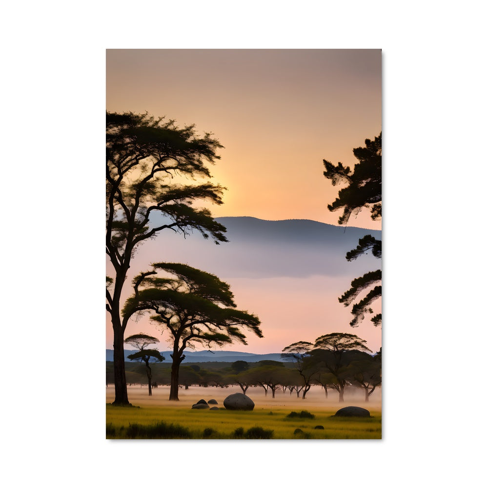 Poster Ciel Écarlate