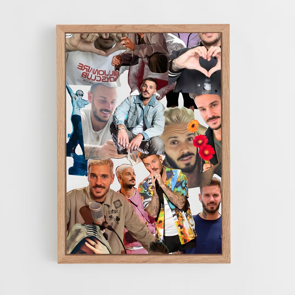 ap-matt pokora-1 cadre Bois clair