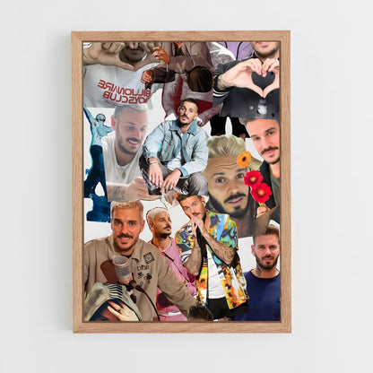 ap-matt pokora-1 cadre Bois clair