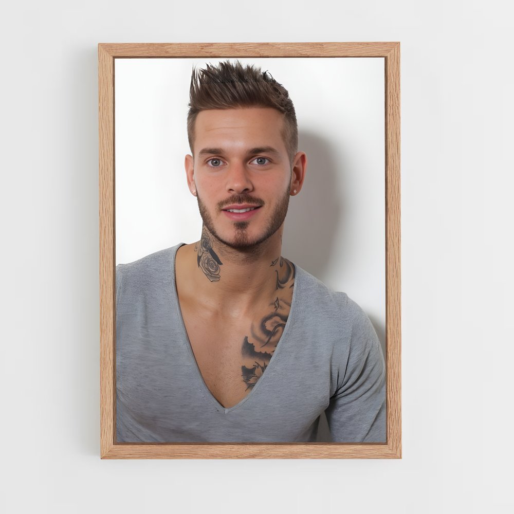 ap-matt pokora-2 cadre Bois clair