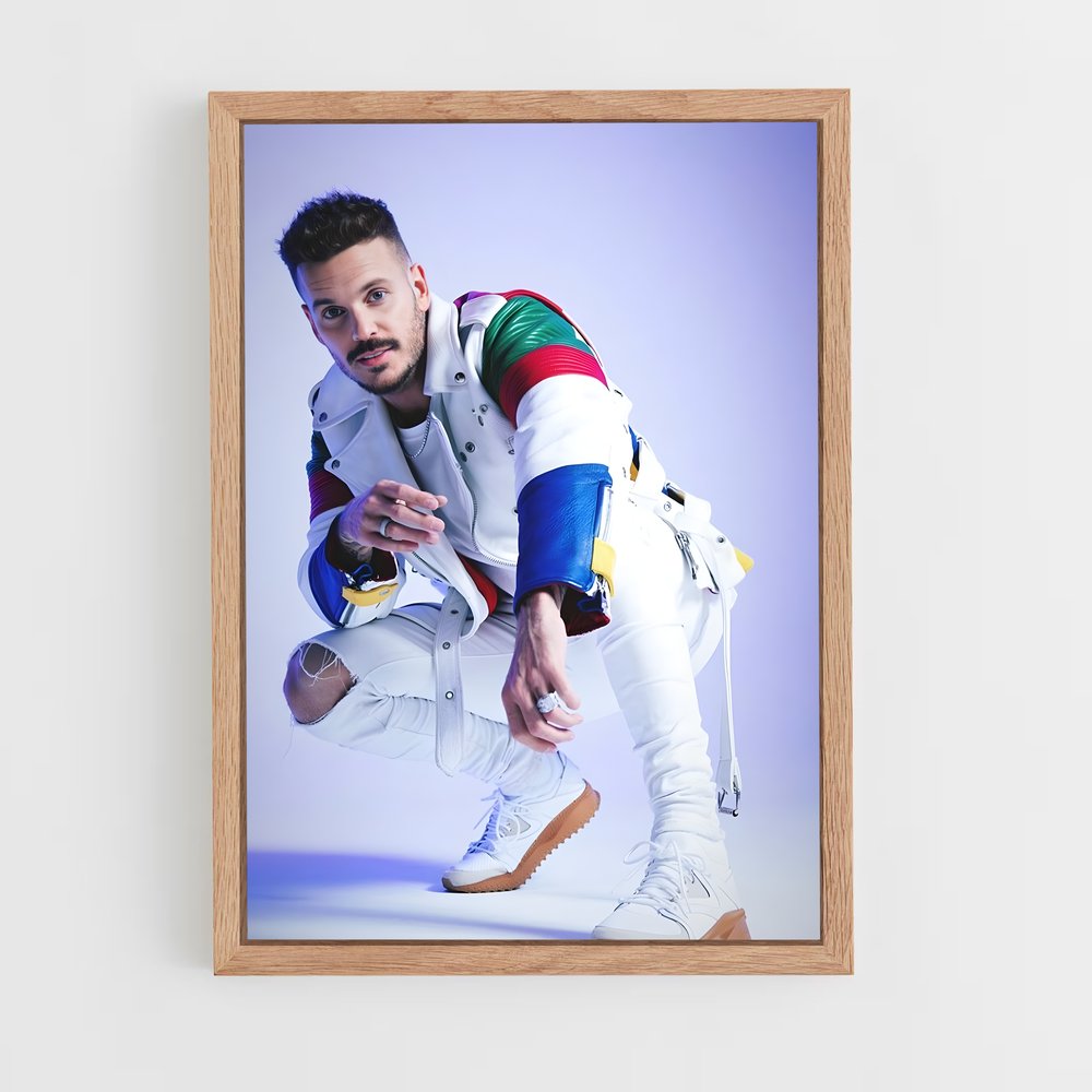 ap-matt pokora-3 cadre Bois clair