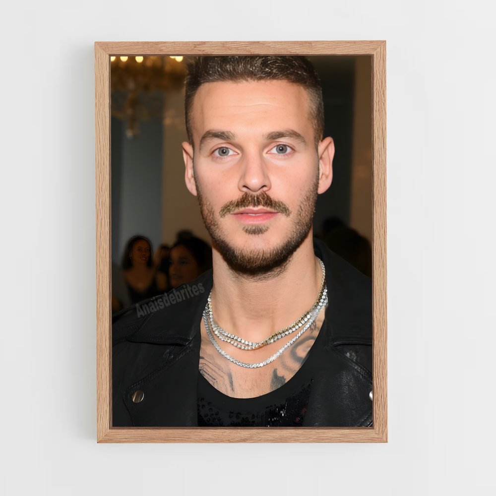 ap-matt pokora-7 cadre Bois clair
