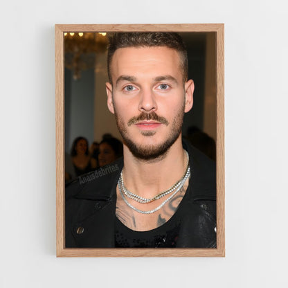 ap-matt pokora-7 cadre Bois clair