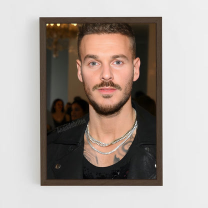 ap-matt pokora-7 cadre Bois foncé