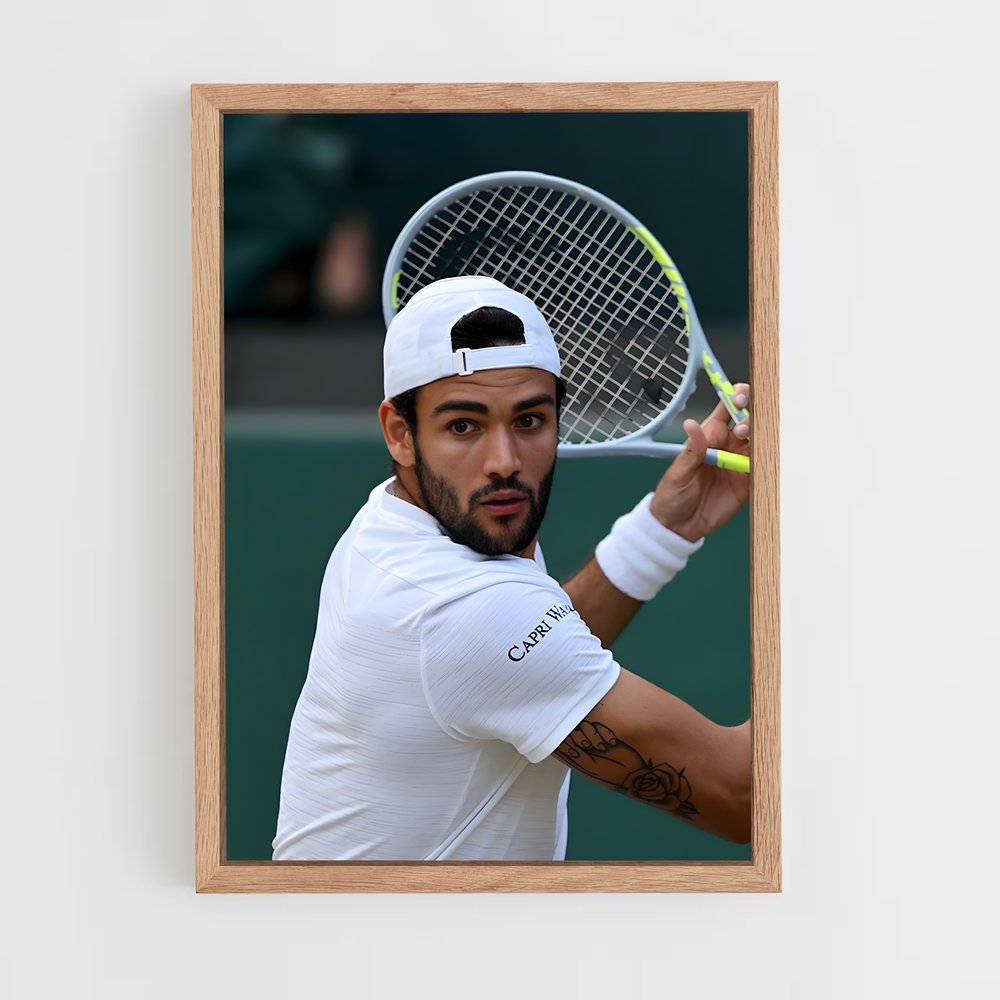 ap-matteo berrettini-2 cadre Bois clair