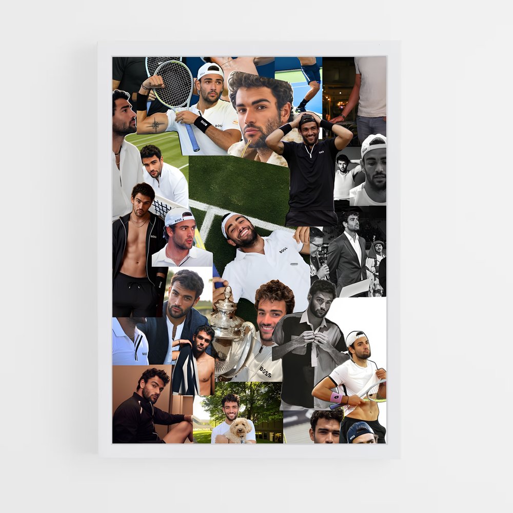ap-matteo berrettini-3 cadre Blanc