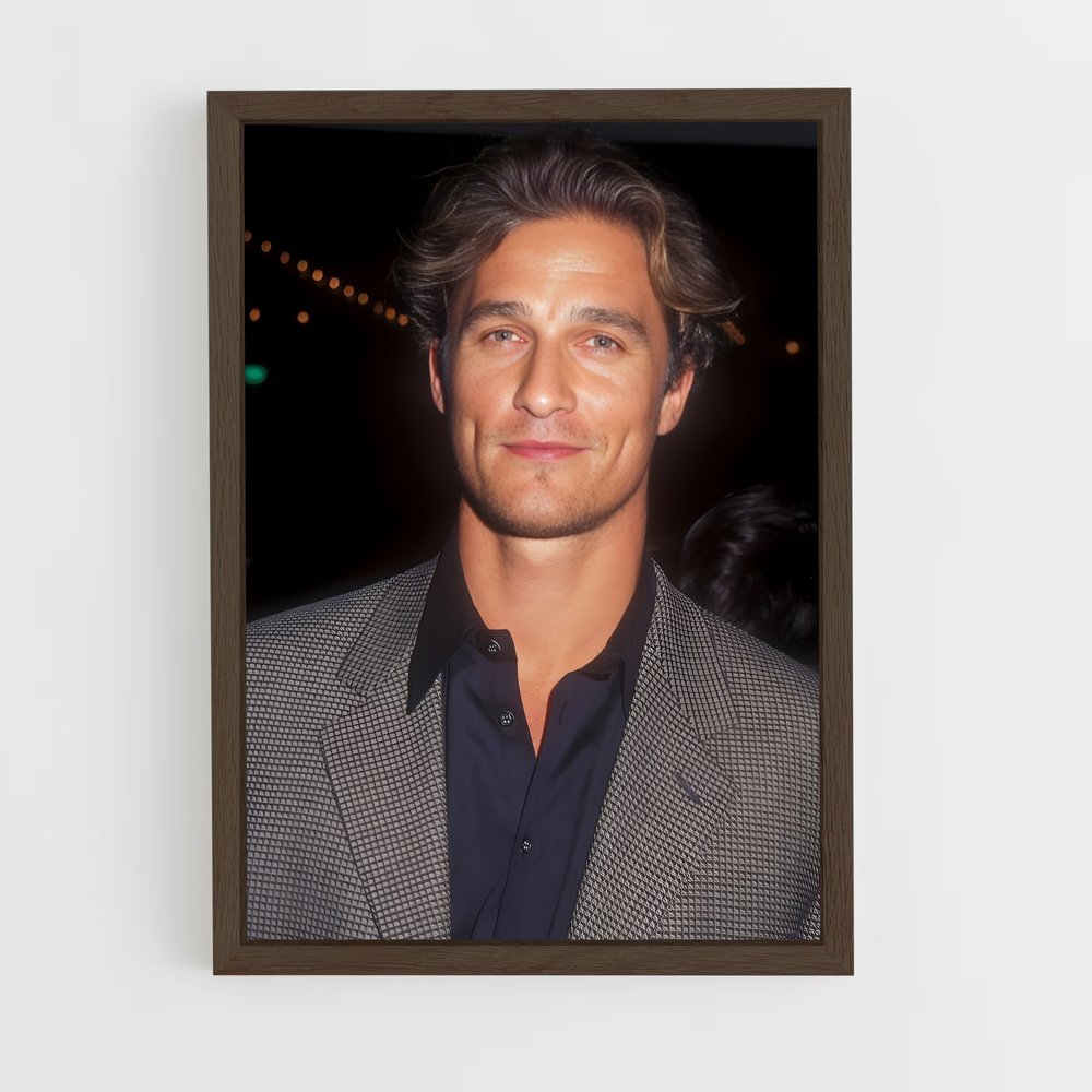 ap-matthew mcconaughey-1 cadre Bois foncé