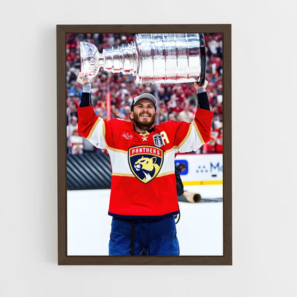 ap-matthew tkachuk-2 cadre Bois foncé