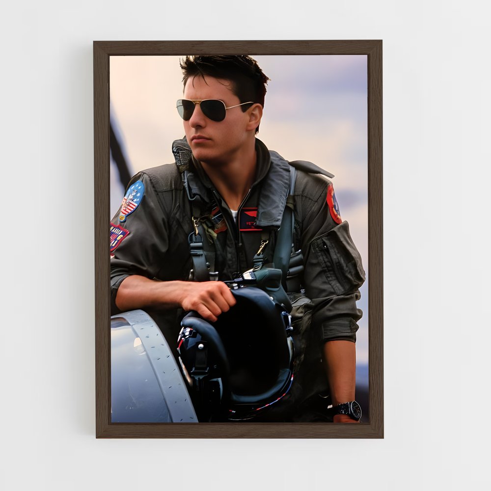 ap-maverick top gun-2 cadre Bois foncé