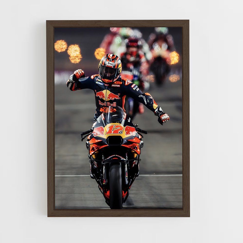 ap-maverick vinales-3 cadre Bois foncé