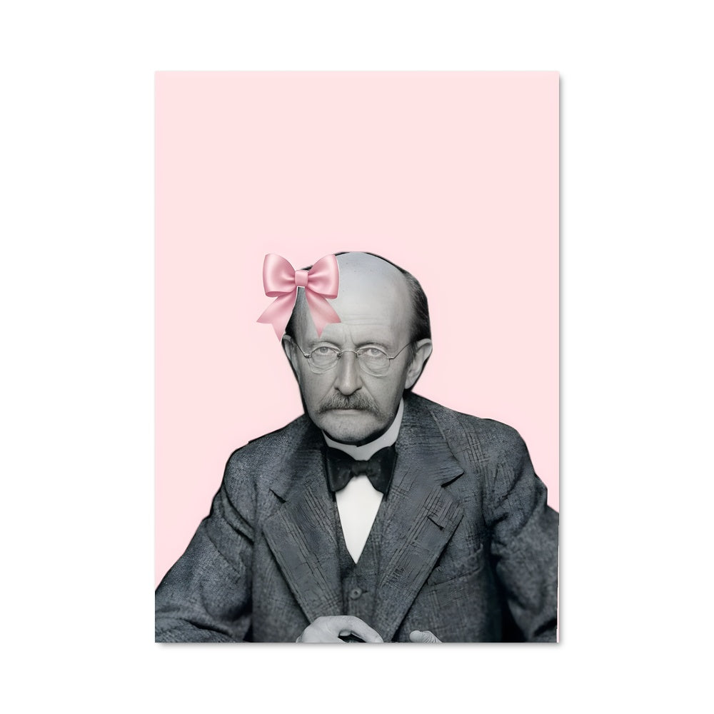 Poster Pink Bowtie Genius