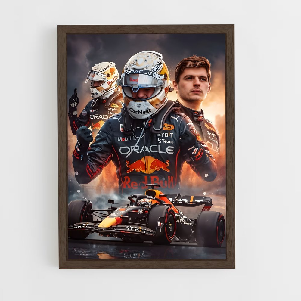 ap-max verstappen-3 cadre Bois foncé