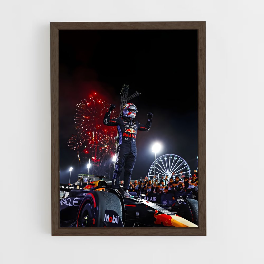 ap-max verstappen-5 cadre Bois foncé