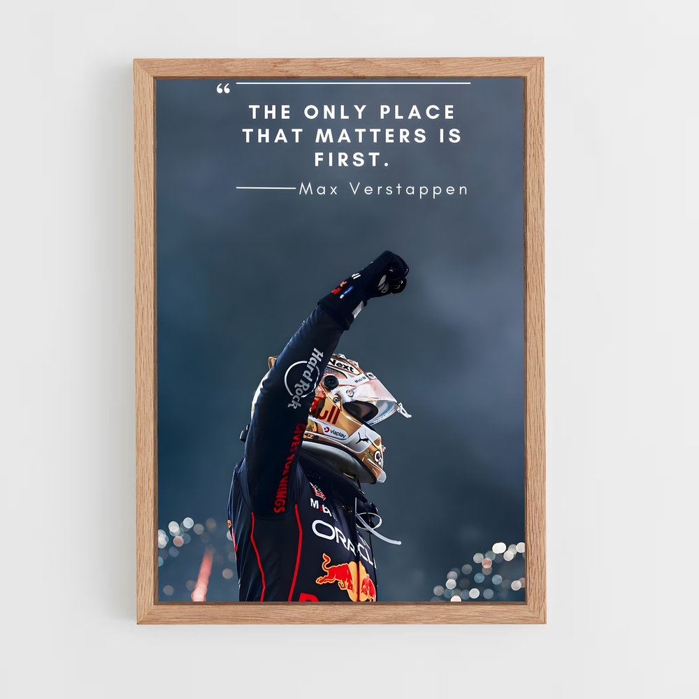 ap-max verstappen-7 cadre Bois clair