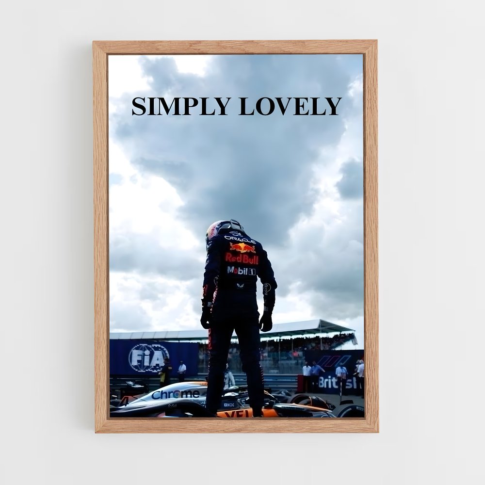 ap-max verstappen-8 cadre Bois clair