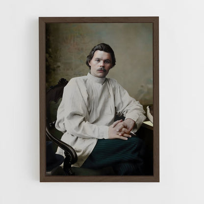 ap-maxim gorky-2 cadre Bois foncé