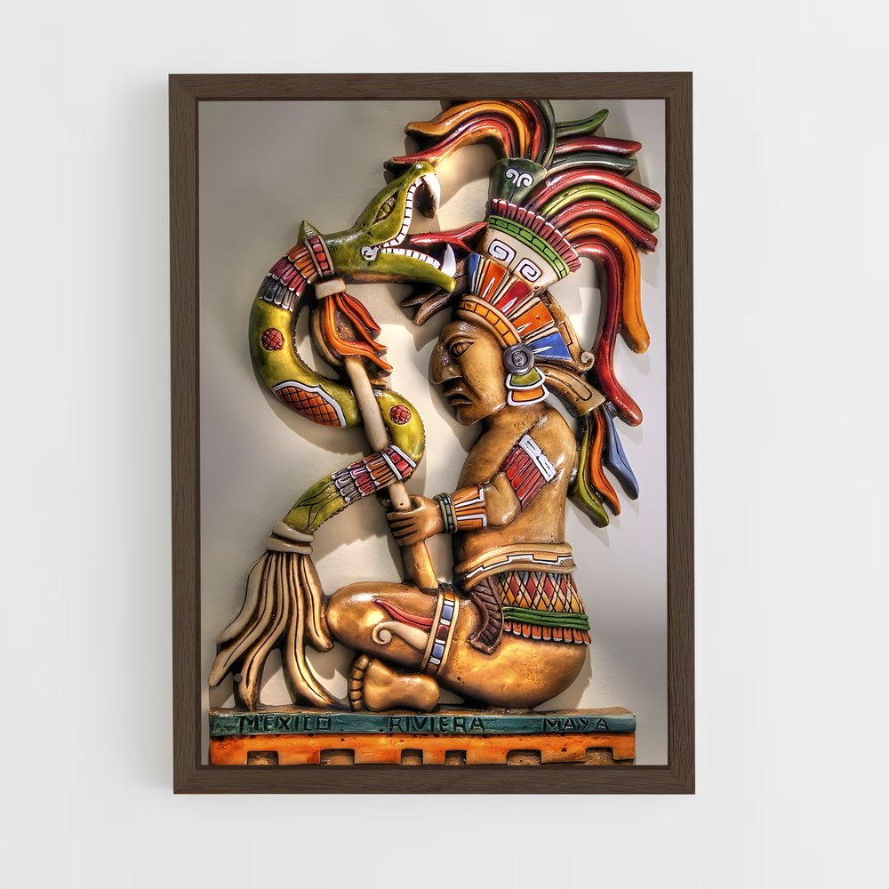 ap-maya mythology-3 cadre Bois foncé