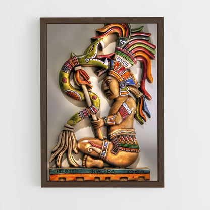 ap-maya mythology-3 cadre Bois foncé
