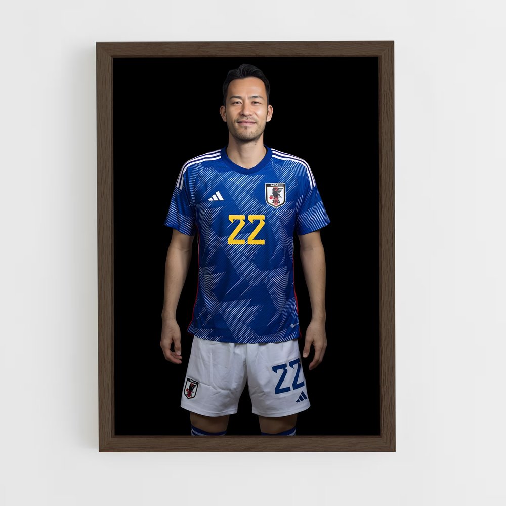 ap-maya yoshida-3 cadre Bois foncé